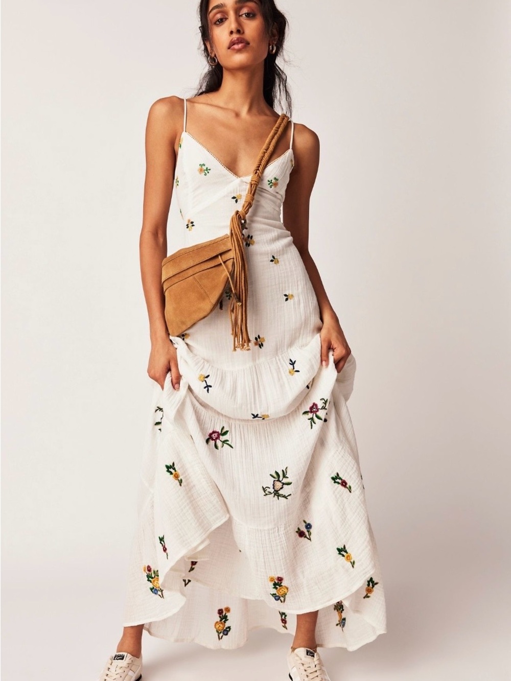 Free People Hibiscus Tiered maxi dress